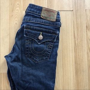 Flap Pocket Skinny Jeans